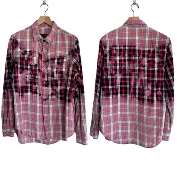 Cult of Individuality Clint Plaid Shirt Size M - Picture 1 of 12